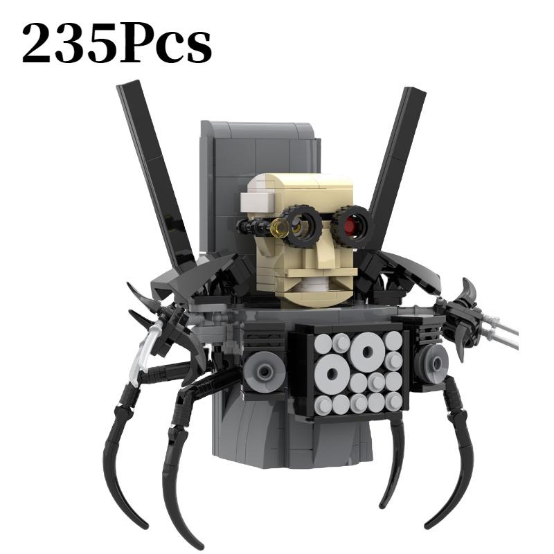 Skibidi Toilet Abs Plastic Building Blocks 0.5kg Small Particle Construction Set