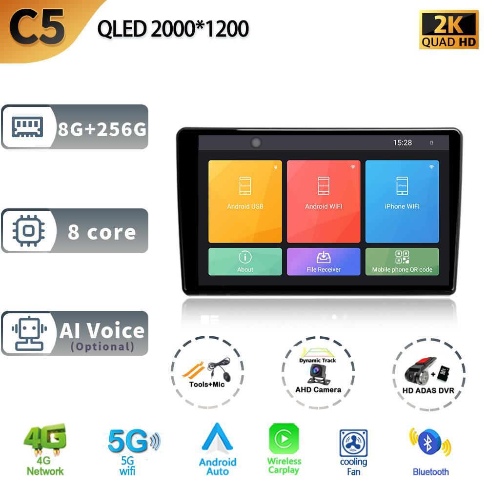 Car Radio Android 13 For Peugeot 308 T9 308S Year 2013-2017  Carplay Navigation GPS Stereo Multimedia Auto Touch Screen