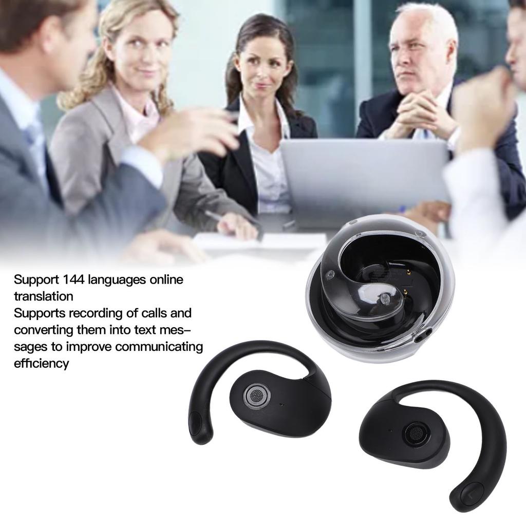 T01 Language Translator Earbuds Bluetooth 5.4 Wireless Earbuds Translation Device for Music Calls for iOS Android