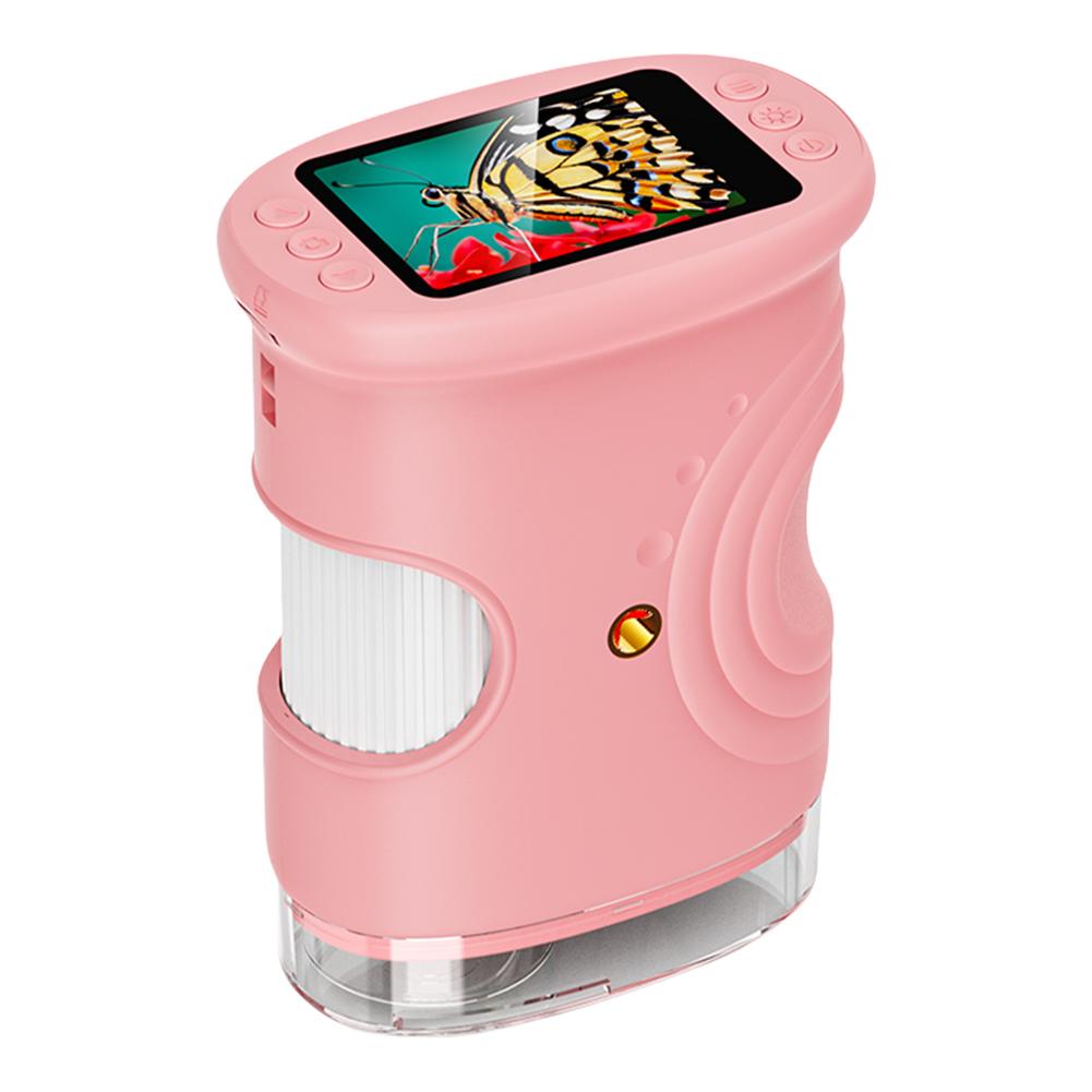 Mikroskop für Kinder 1000X 1080P Digitales Mikroskop Kindermikroskop Tragbare Handlupe für Wissenschaftliches Experiment