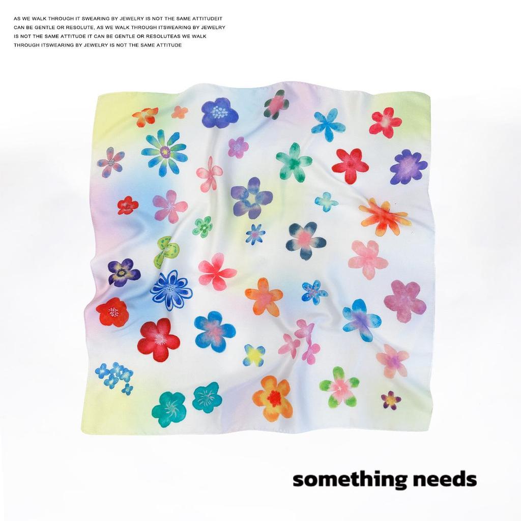 Zheng Baiwan Starry Sky Silk Scarf: Fashionable Women's Square Scarf & Bandana for Festivals