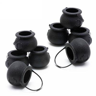 Halloween Candy Pot Witch Prank Toy Ornament Novelty Cauldron Bucket Party Decor