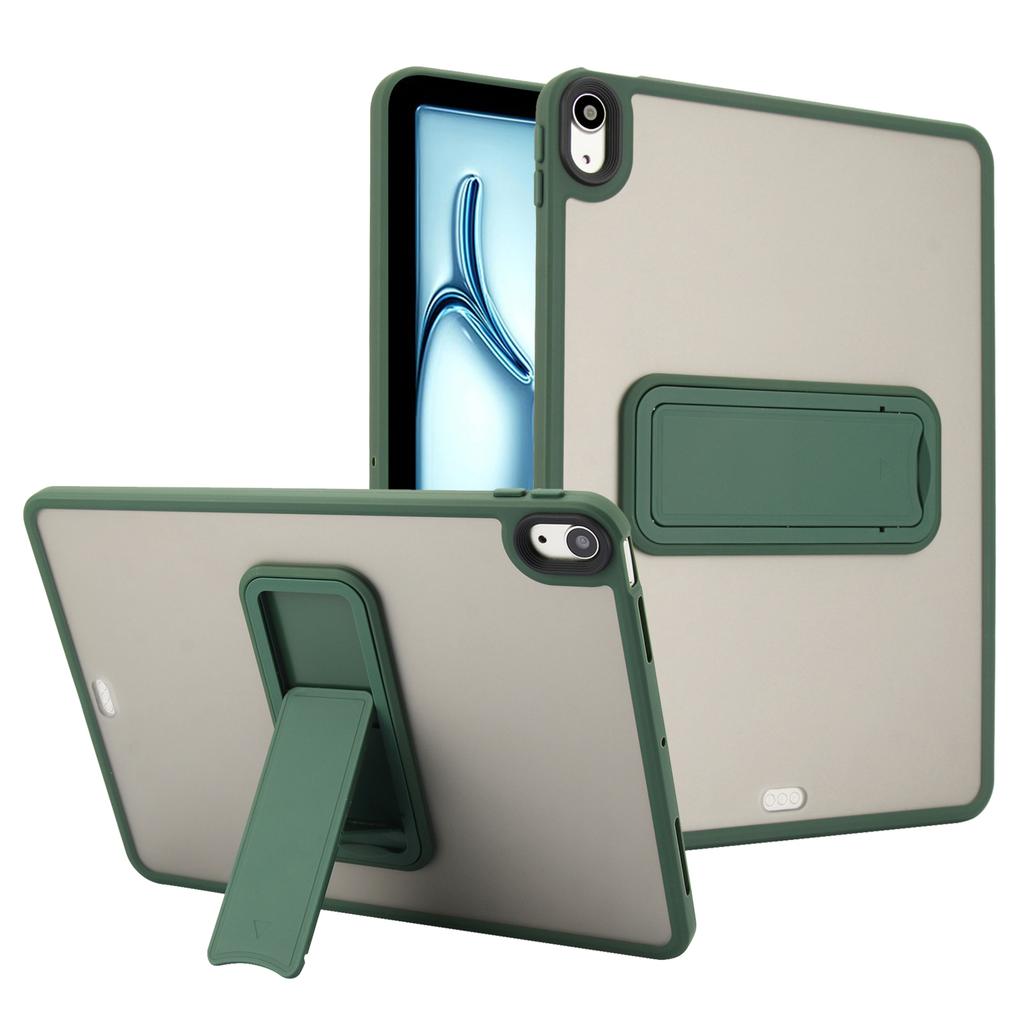 For iPad Air 13 (2025)/(2024) Case with Kickstand TPU+PC Skin-Touch Tablet Cover