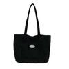 Retro einfache Cord große Kapazität Tragetasche Damen Herbst und Winter neu einzelne Schulter Umhängetasche Unterarm lässige Handtasche