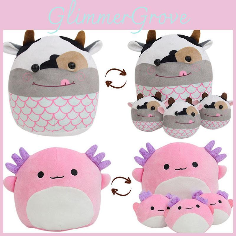 Super Soft Squishmallow Axolotl Plush Toys Stuffed Animal Doll Kids Xmas Birthday Gift