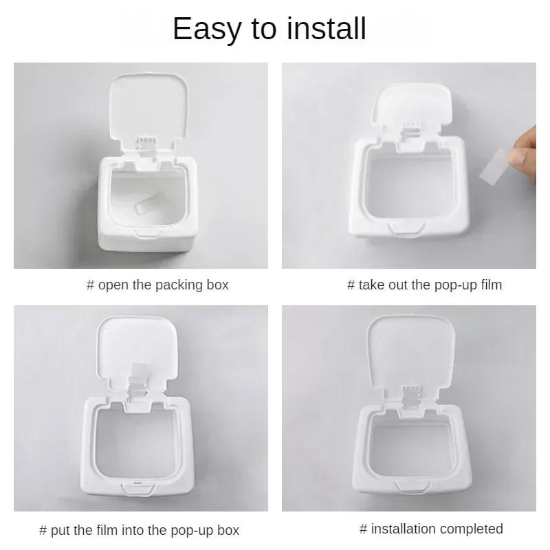 INS White Storage Box Pop-up Desk Organizer Box Ins Idol Photo Card Holder Small Card Protective Case Collection Organizer Case