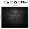 Black brick wall photography background Brick background Retro theme stone brick background birthday party