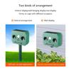 Solar Animal Repeller Ultrasonic Repellents LED Light Alarm Repels Cat Dogs Bird
