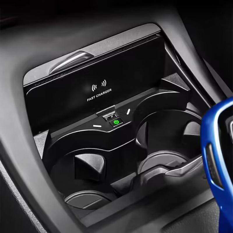 Wireless Charger For BMW X1 F48 F49 X2 F39 2016-2021 15W Fast Car Mobile Charging Phone Holder Usb Center Console Accessories