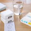 Multi Pocket Medicine Organizer 7-Day Pills Case Holder Container Storage Box for Supplements and Medications Organiser