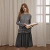 unifree Academic Ruffle Trim Vest & Jacket Set