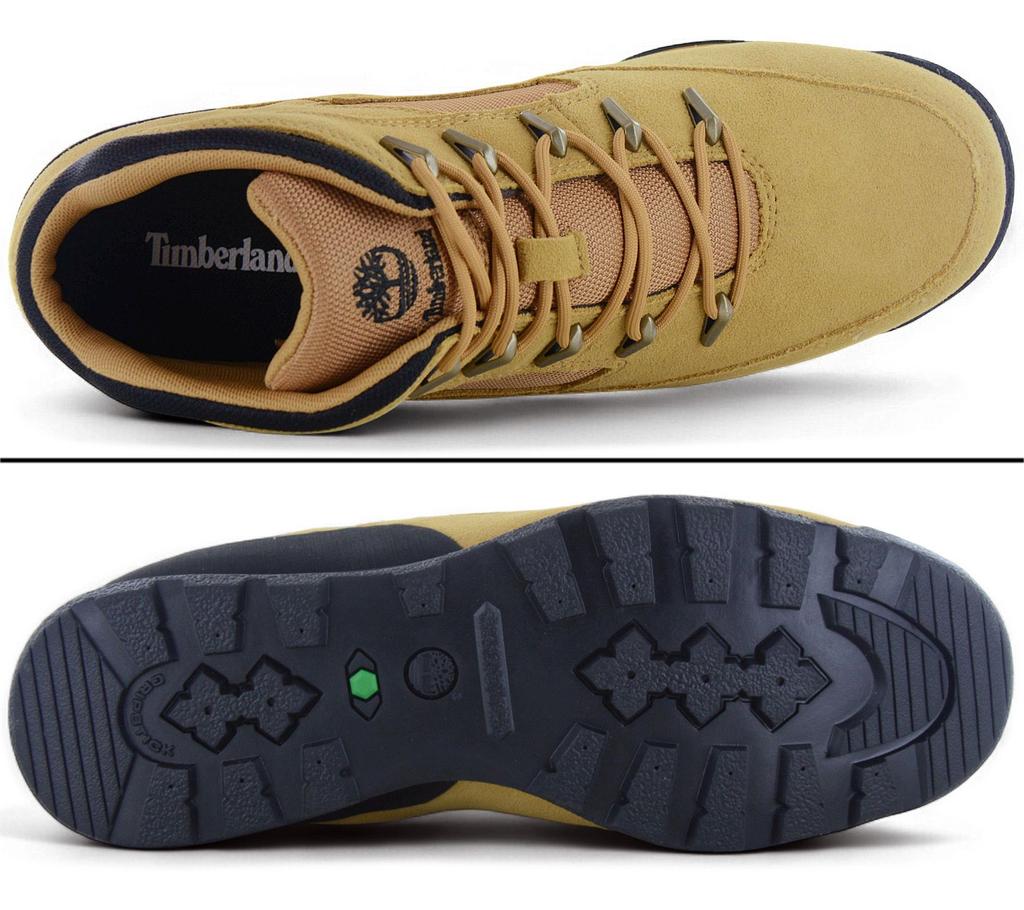 Timberland Euro Rock Mid Boots - Herren Winter Schuhe Stiefel Leder Wheat TB0A2H5A ORIGINAL