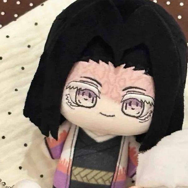 10Cm Cartoon Ubuyashiki Kagaya Kirie Ubuyashiki Plush Doll Demon Slayer Kimetsu No Yaiba Cosplay Stuffed Toy For Anime Fans