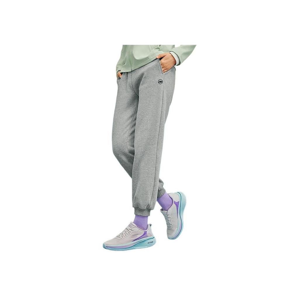 Skechers Sports Lifestyle Thermal Insulated Fleece Soft Comfortable Knitted Sweatpants Men bottoms Gray P424M082-02H3
