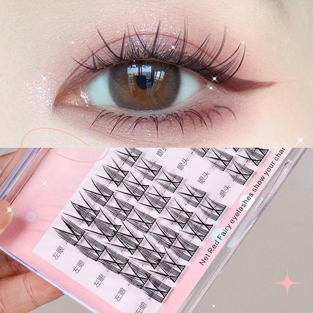 Могугу - Накладные ресницы Without Tweezers & Glue - Black - 11-13mm