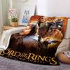 The Lord of the Rings Theme Printed Blanket - Perfect for Couch, Bed, Travel & Outdoor Use | Machine Washable, Cozy & Durable.