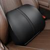 For car headrest lumbar support space memory foam leather car neck pillow lumbar support four seasons universal