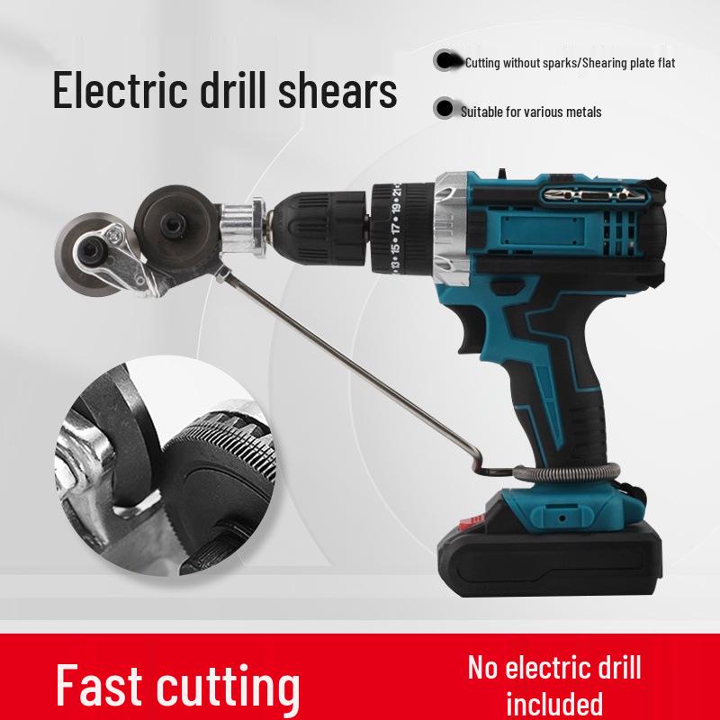Convertible Hand Drill Shears: New Modified Metal Plate Cutter