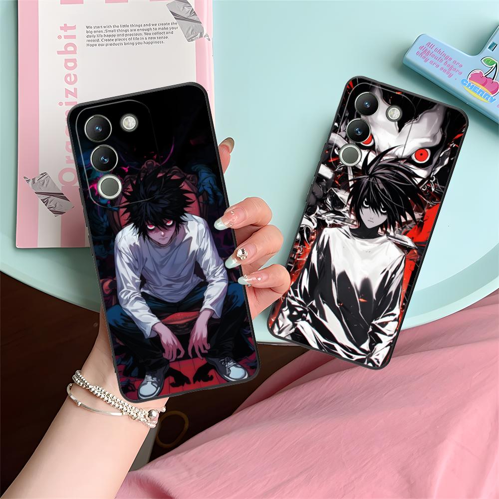 Death Note L Lawliet Mobile Phone Case for VIVO V60 V50 V40 V30 V29 V27 V25 V23 Pro Lite 5G Colorful Printing Cover Cover Pretty