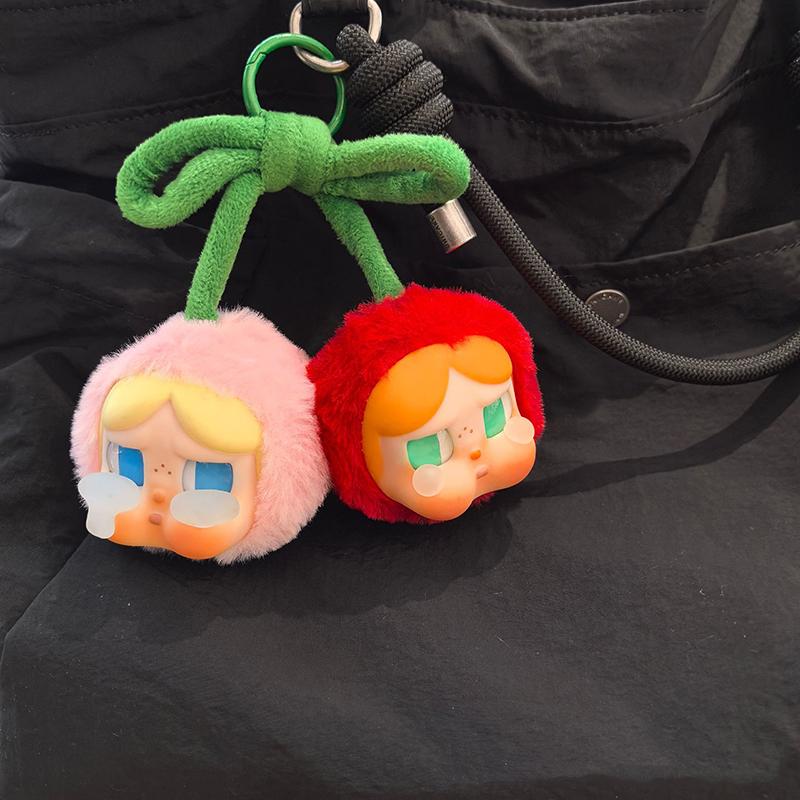 1 Piece High Quality Bag Keychain Crybaby Love You Cherry Much Series  Cute Plush Doll Pendant Fans Gift