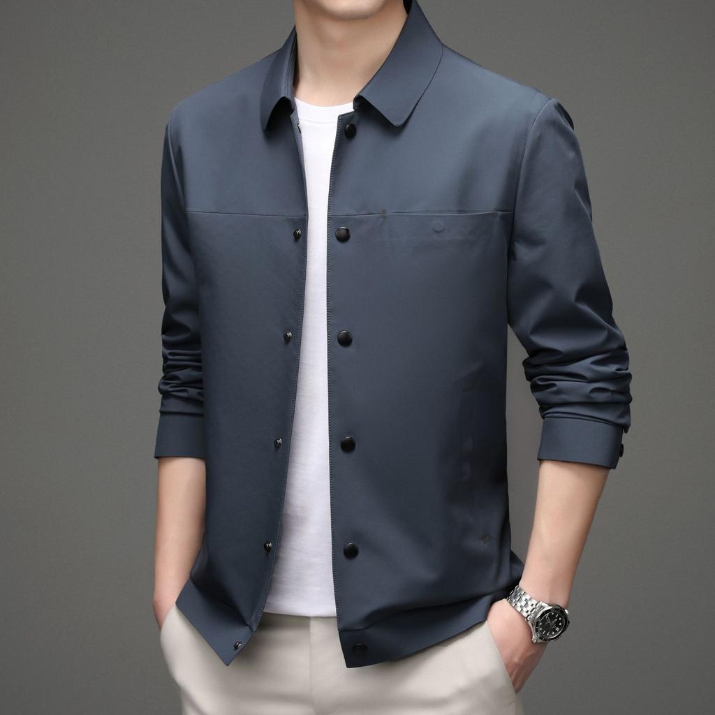 Herren Casual Revers Jacke Business Dünne Jacke Executive Top