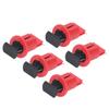 5Pcs Electrical Circuit Breaker Lockout Pin Outward Miniature Insulation Lock for Industrial Power Isolation Area