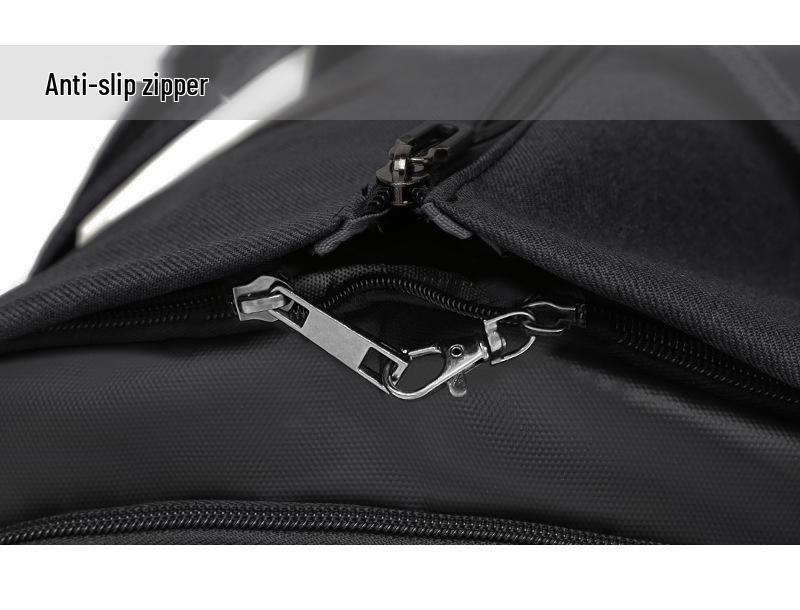 Foldable Business Travel Bag: Large Capacity, Wet/Dry Separation, Luggage Handle Attachment
