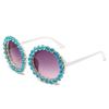 European and American brands retro exaggerated sunglasses sunglasses women tide diamond rihanna metal wind