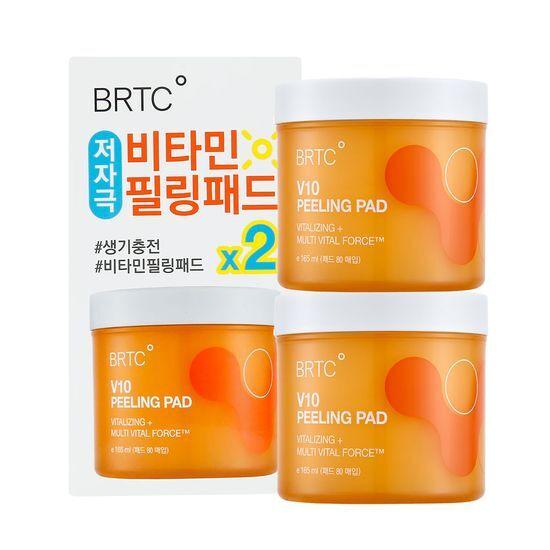 BRTC V10 Vitamin Peeling Pad Double Plan (80 Sheets + 80 Sheets)
