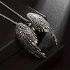 Collana Ciondolo Ali d'Angelo Argentate Retrò, Regalo Perfetto per Uomini Donne