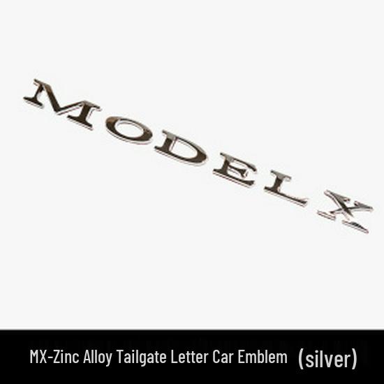

Высокопроизводительная задняя эмблема автомобиля из цинкового сплава Tesla Model 3/Y/S/X