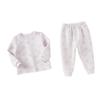 David Bella Girls' Quilted Cotton Pajama & Underwear Set