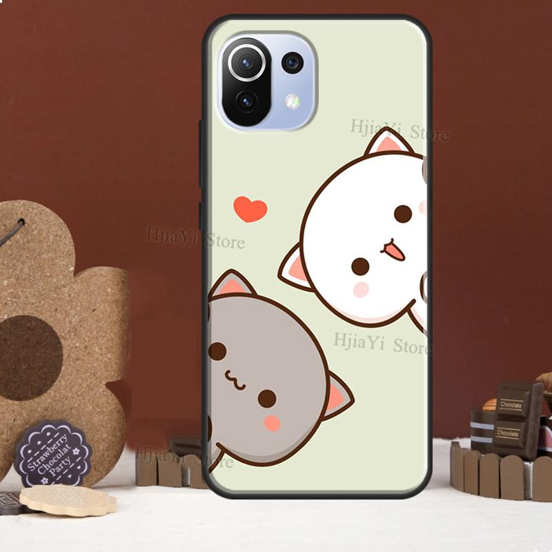 

Чехол Peach And Goma Cat Funda для POCO X3 Pro F3 M3 M4 Pro, чехол для Xiaomi Mi 11T Pro 11 Ultra Note 10 Lite, чехол POCO M4 Pro