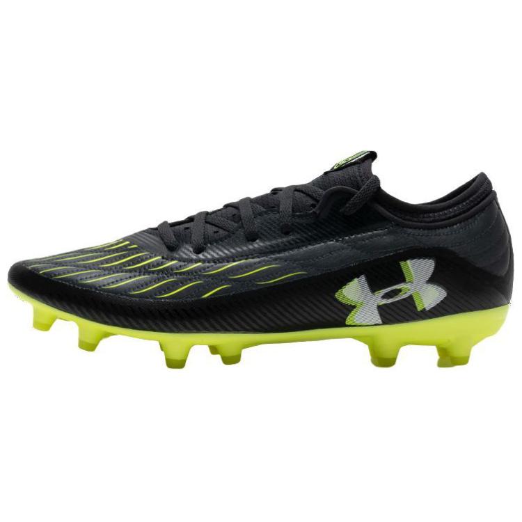 Under Armour Magnetico Select 4 FG Unisex White Lime Green Soccer Cleats 3027707-001 42