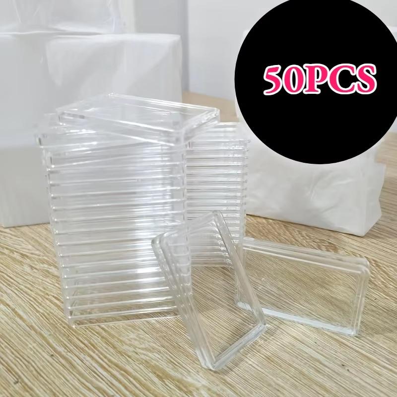 

50pc 1-ounce Silvery Rod Stand Transparent Acrylic Storage Container for Silvery Rod Box Coin Collection Box Commemorative Coins