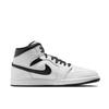 Jordan Air Jordan 1 Slip Resistant Mid top Vintage Basketball Shoes Men's White Black DQ8426-132(Team352-)