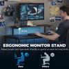 Reversible 'L' LED Light Gaming/Work Desk - Black