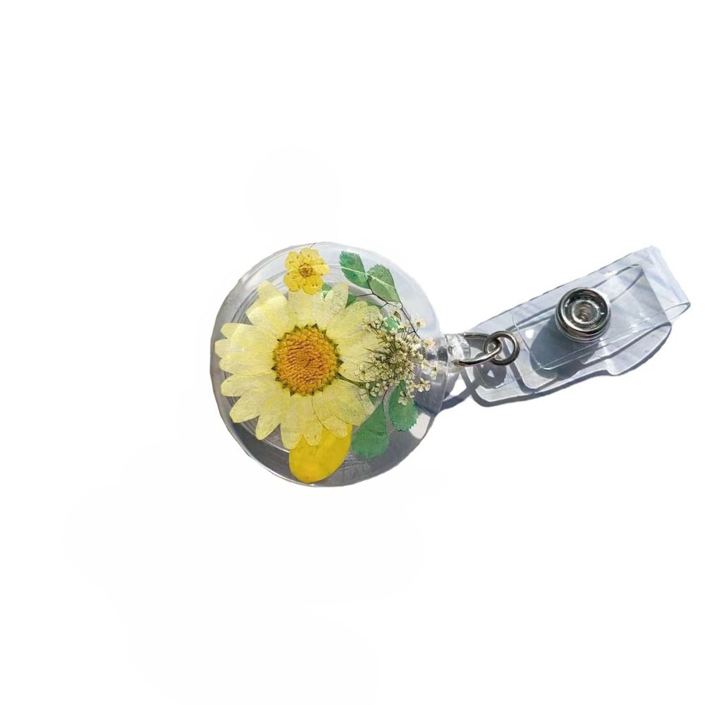 Transparent ID Badge Clip Work Badge Charm Badge Reel Card Badge Holder Reels Keyring ID Lanyard