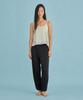 Tallita Shirred High-Flat Pants / Black