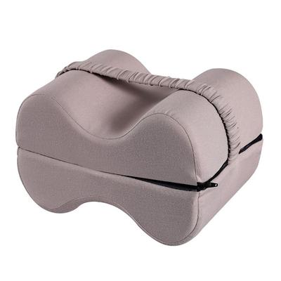 Upgraded New with Leg Correction Memory Foam Knee Pillow Solid Color Foldable Leg Pillow Alignment Pillow Relieves Low Back Pain