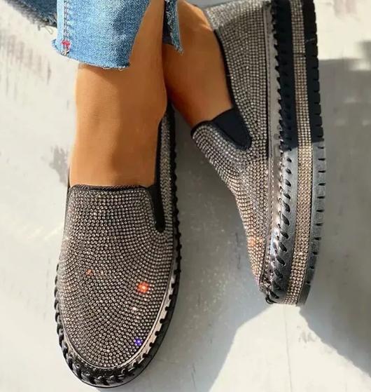 Fashion Mocassins À Enfiler Pour Femmes, Baskets En Maille, Décor Biscuits, Chaussures Plates Basses