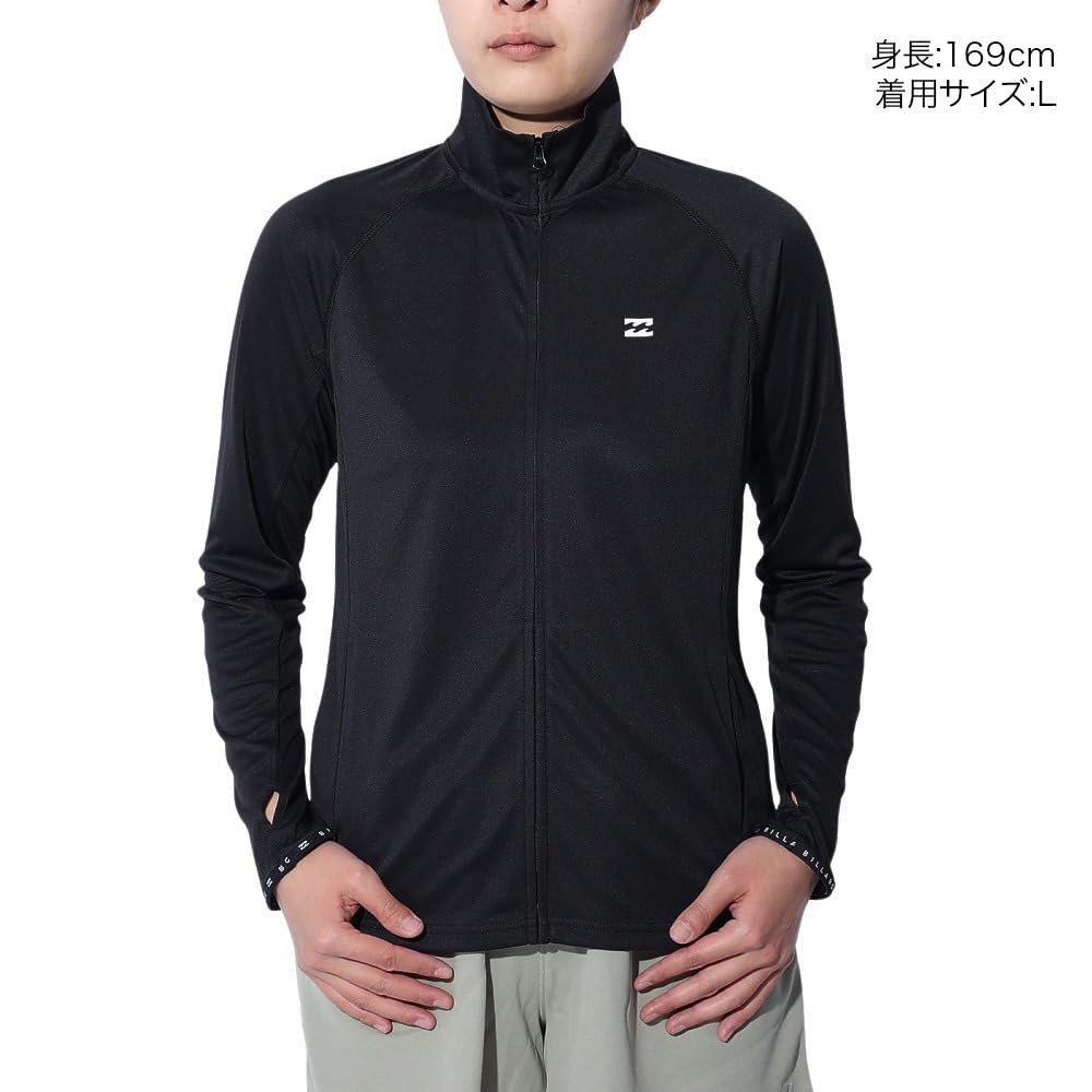 Stand-up collar zip-up rash guard