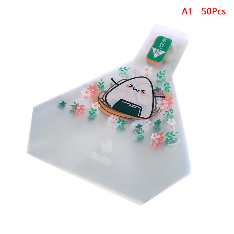 

50 шт. японский треугольный рисовый шарик, одноразовая упаковка, сумка, нори онигири, сумка для суши, форма для приготовления суши, аксессуары для бенто