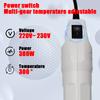 Upgraded 220V Hot Air Gun Soldering Temperature Blower Gun DIY Crafts Hot Dryer Mini Heat Gun For Shrink Tubing Car Wrap