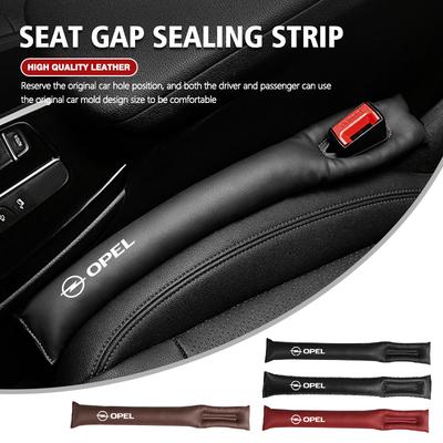 Car Seat Gap Sealing Strip Leather Anti Drop Storage Organizer For Zafira Meriva Mokka Vivaro Vectra Antara Ampera