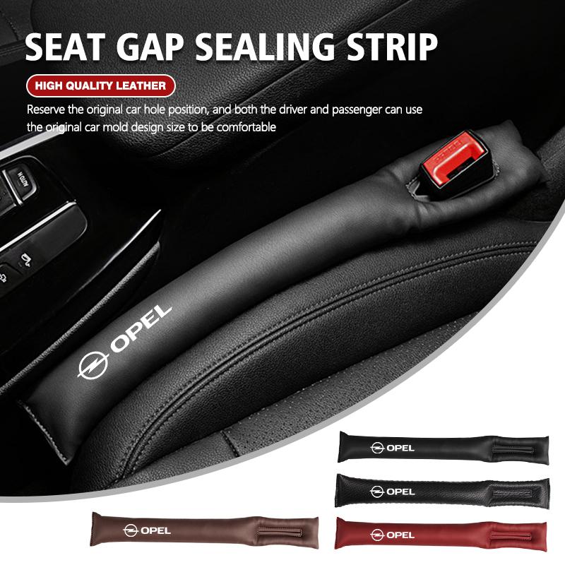 Car Seat Gap Sealing Strip Leather Anti Drop Storage Organizer For Opel Zafira Meriva Mokka Vivaro Vectra Antara Ampera