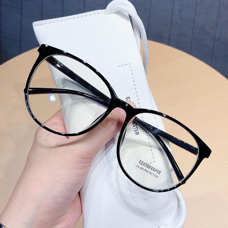 

Vintage Women Optical Eyeglasses Classic Black Frame Plastic Men Myopia Anti-blue Eye Glasses Fashion New Computer Glasses