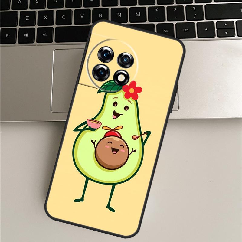 Cute Avocado Fruits Case For OnePlus Nord 5 CE 3 4 Lite N20 N30 OnePlus 15 13 12 11 10 Pro 10T 13R 13T 15R Cover