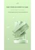 Compact Rechargeable Desktop Fan with Long Battery Life & Oscillation for Office Workers