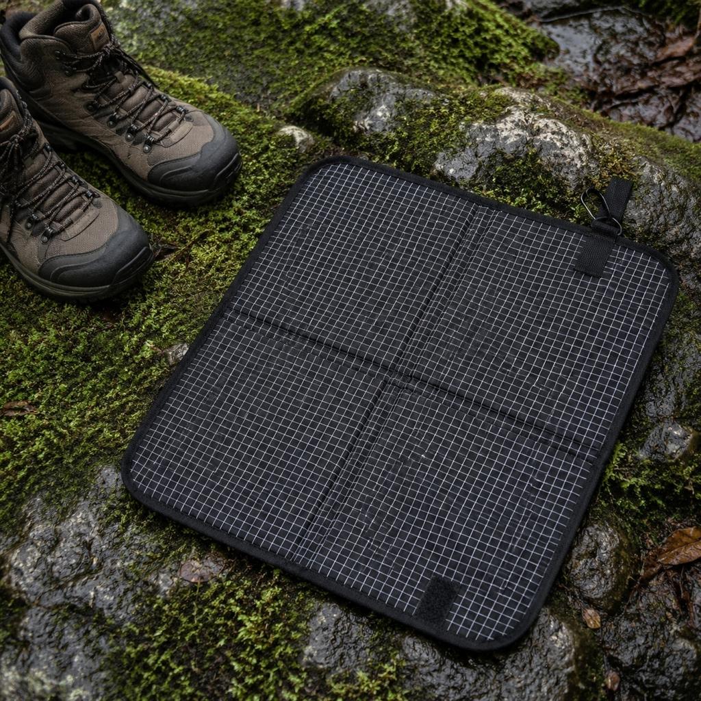 Thickened Outdoor Folding Seat Cushion Portable Non-Slip Waterproof Ground Mat for Hiking Camping Picnic and Lawn Use